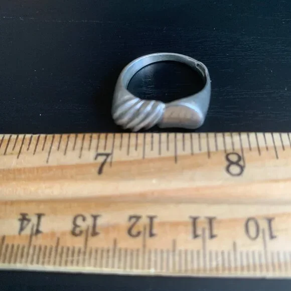 Sterling Abstract Ring - Picture 5 of 8